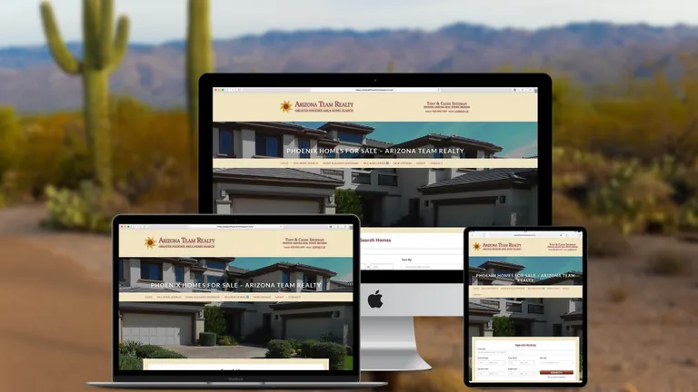 Website design for Valley of the Sun Home Search