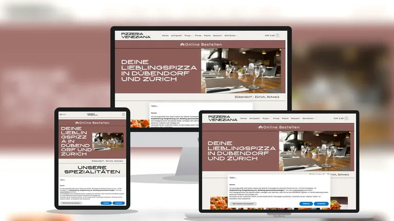 Website design for Veneziana