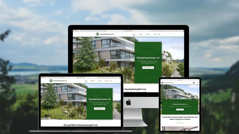 Website design for Wyland Real Estate