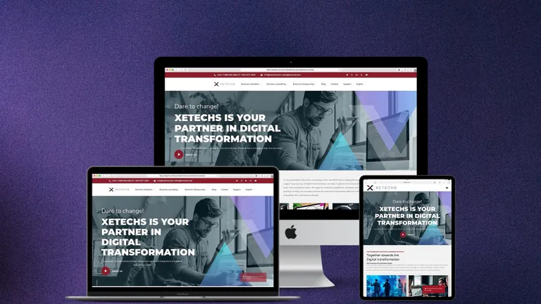 Website design for XE Techs