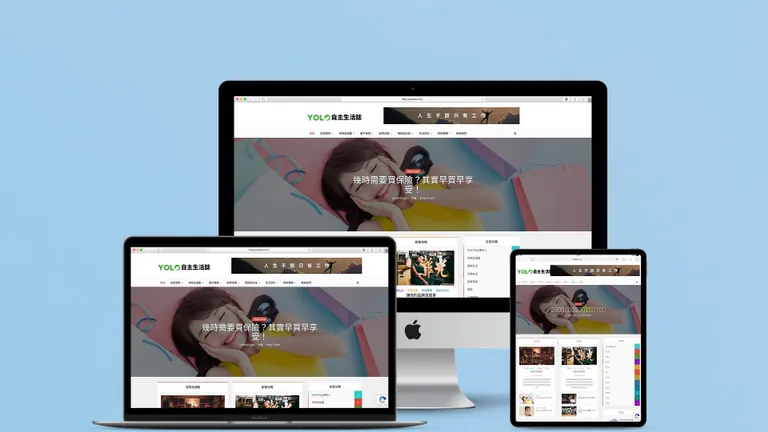 Website design for Yolo Tips